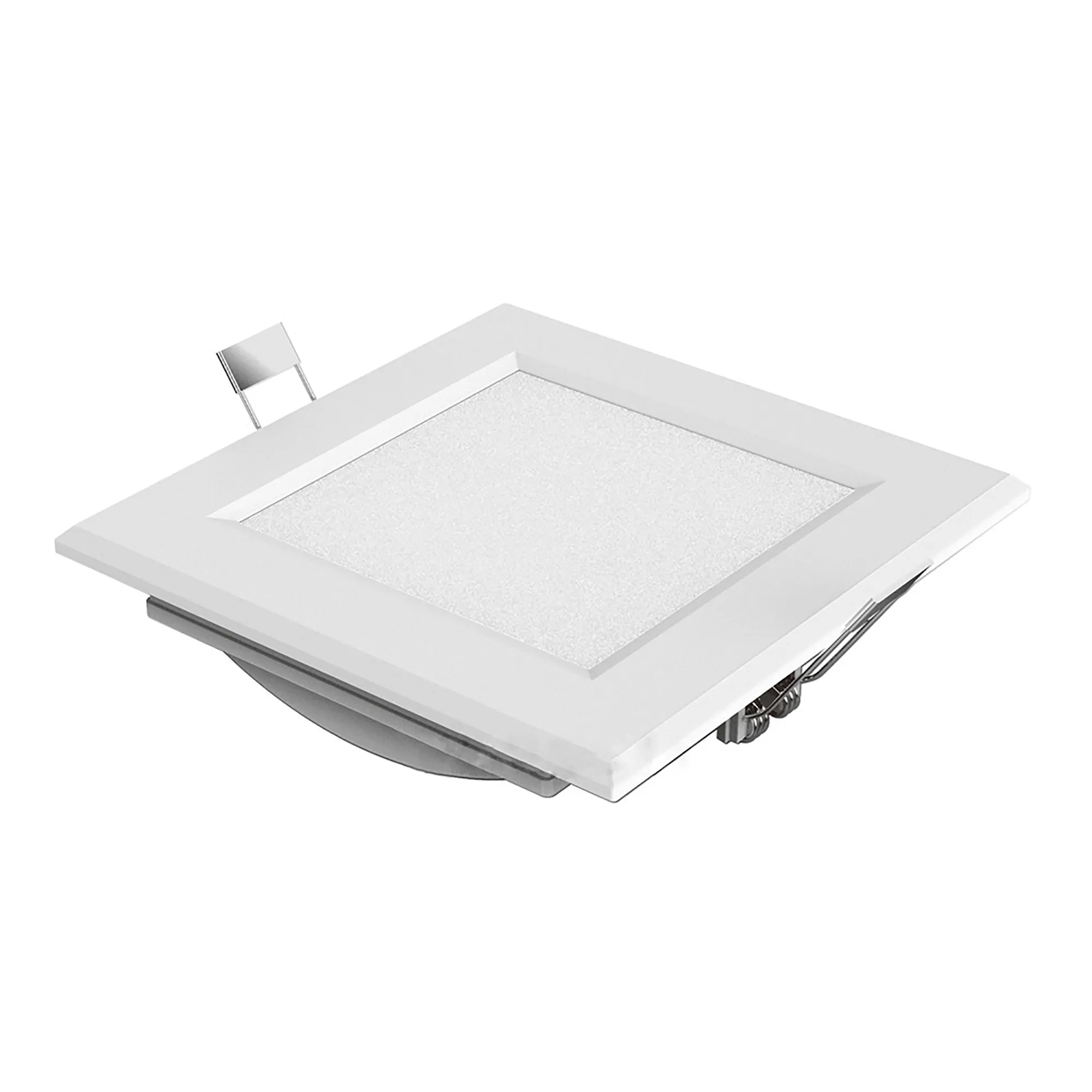 205121  Intego Ultra-Slim Square Medium 13W 2700K IP42 Cut-Out 125x125mm